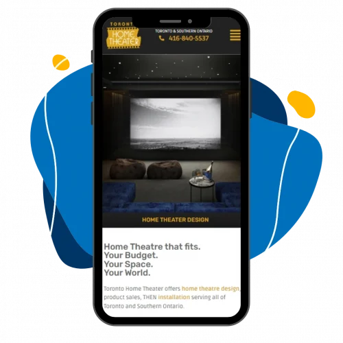 Toronto Home Theater Mobile Website